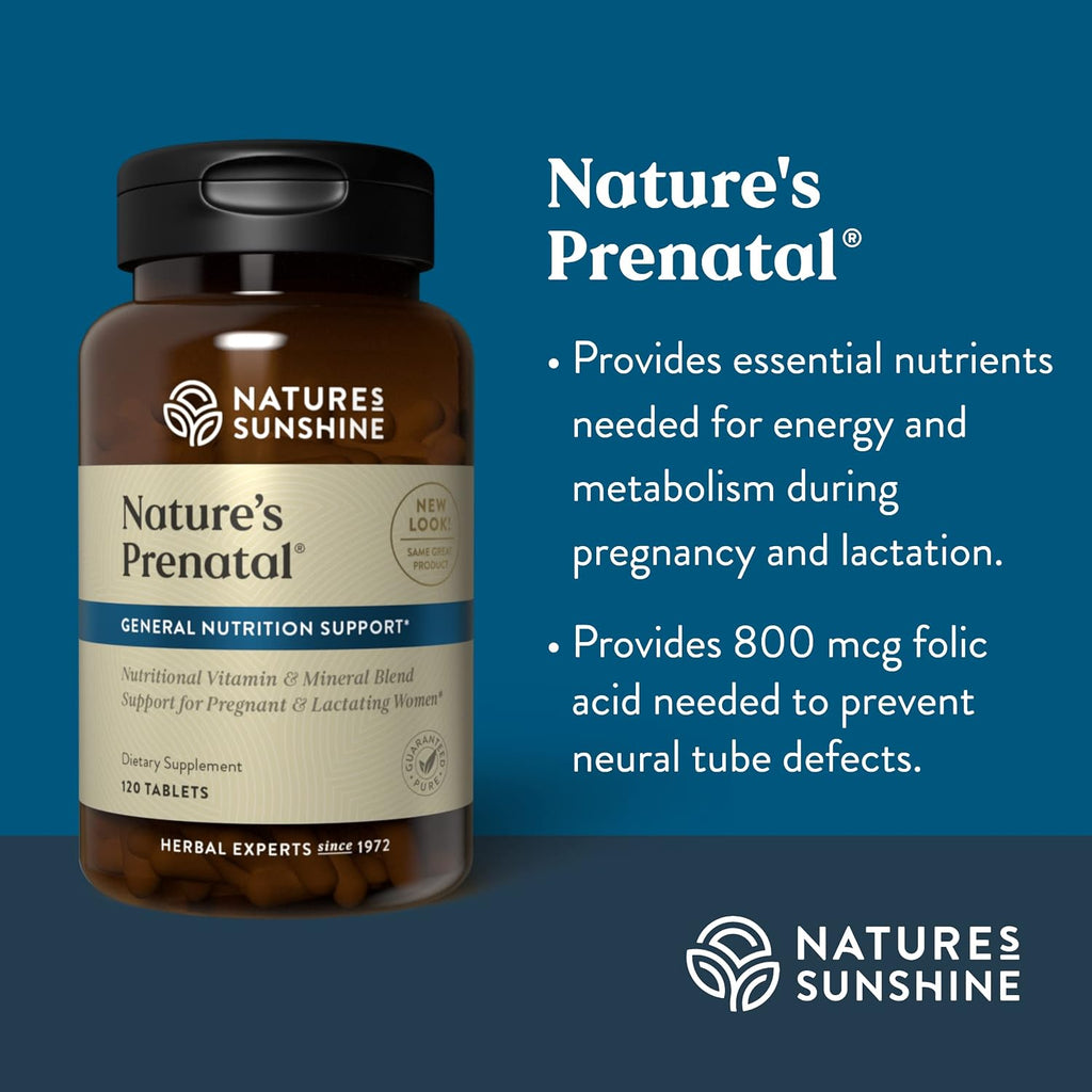 Nature's Sunshine Prenatal, 120 Comprimidos