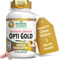 Botanic Choice Opti Gold Vision – Suplemento para la Salud Ocular con Luteína, Zeaxantina y Vitamina A (60 Cápsulas)