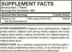 Futurebiotics Vitamin D3 5,000 IU (125 mcg) Orgánica Certificada USDA - 360 Comprimidos