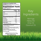 Irwin Naturals Mighty Moringa – 60 Cápsulas Blandas – Superalimento de Planta Entera y Concentrado de Nutrientes Diarios