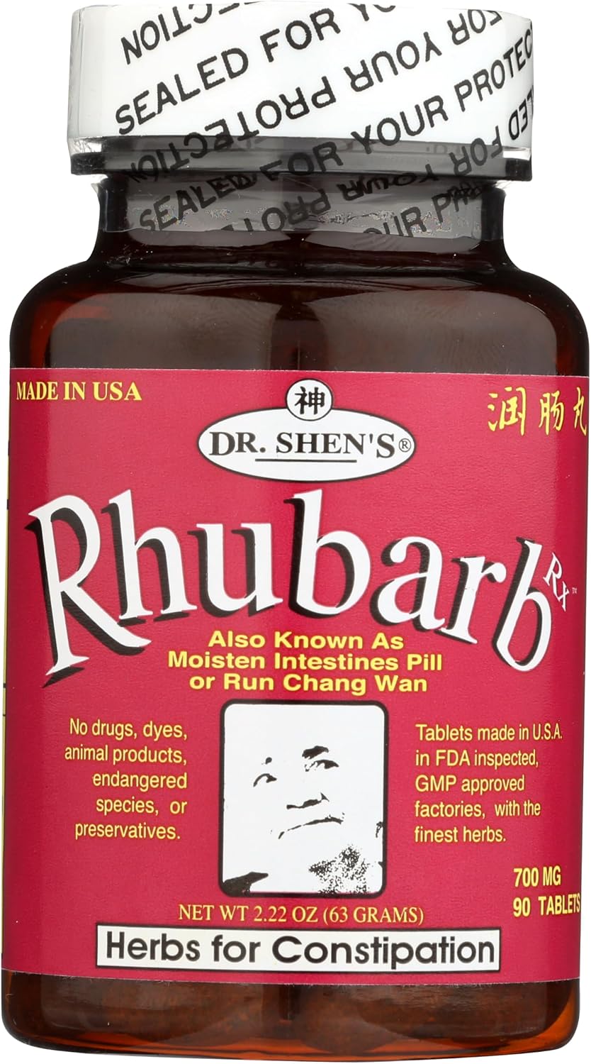 Comprimidos de Ruibarbo, 90 tabletas