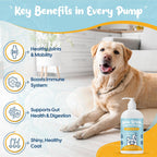 Organic Turkey Tail Mushroom & Liquid Bone Broth Dog Food Topper – Probiotic-Rich, Grain-Free Meal Enhancer for Pets – Supports Immune, Gut & Joint Health – Safe, Human-Grade, Made in USA