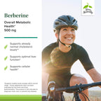 Terry Naturally Berberine - Suplemento con Berberina - 60 Cápsulas (Pack de 2)