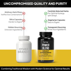 Pure Prana Shilajit Ashwagandha Safed Musli Gokshura for Men - Himalayan Power Blend