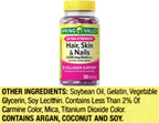 Extra Strength Hair, Skin & Nails Dietary Spring Valley Supplement, Biotin, Collagen, Gelatin 120 ct I + me Gusta Sticker