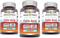 Amazing Formulas Ácido Fólico 1000 mcg (1 mg) Comprimidos | Vitamina B9 | No-GMO | Sin Gluten | Fabricado en EE. UU. (240 Comprimidos)
