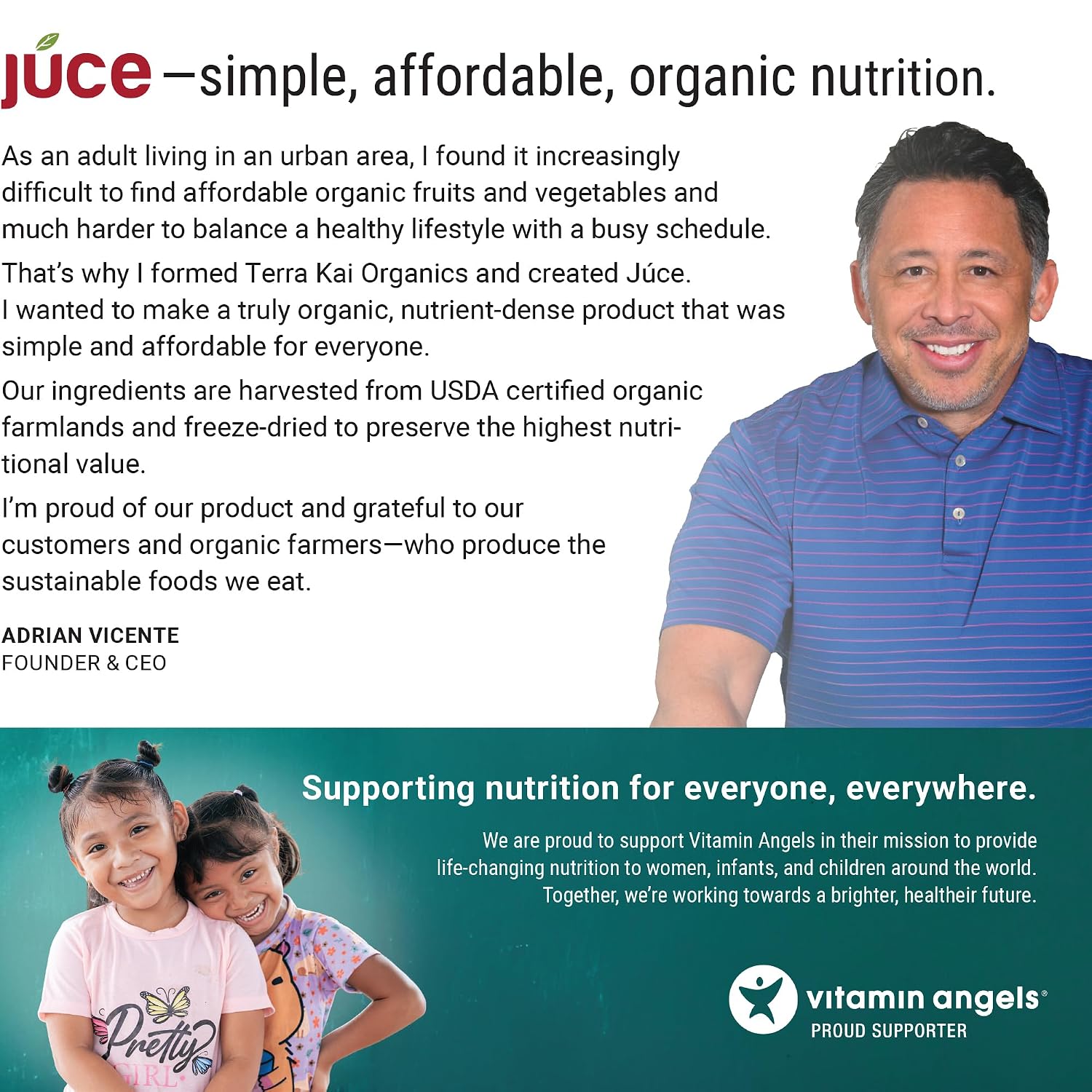 Terra Kai Organics JUCE Reds Superalimento Orgánico en Polvo - Sabor Garden Berry (230g)