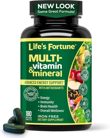 Life's Fortune Multivitamínico Integral – Espirulina y algas: Fuente natural de proteínas, vitaminas y minerales – Image 8