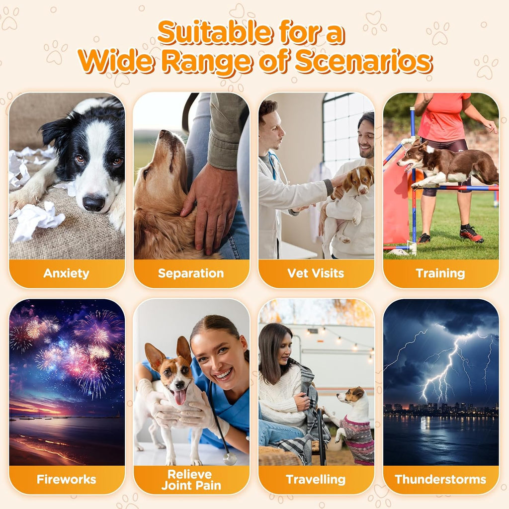 Dog Calming Chews 100 Unidades – Golosinas Calmantes para Perros con Ingredientes Naturales, Sabor Pollo