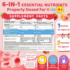 Gominolas líquidas de vitamina D3, K2 y calcio para niños y adolescentes, 1000 UI / 2000 UI D3 con magnesio, omega-3 de algas, vitaminas para huesos y dientes, absorción de calcio, cerebro e inmunidad, sin azúcar, pack de 2