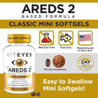 Viteyes AREDS 2 Classic Fórmula para la Salud Macular Cápsulas Blandas - 180 Cápsulas blandas