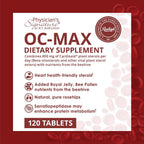 Rawleigh OC-MAX Salud Cardiaca – Esteroles Vegetales 800 mg + Antioxidantes | 120 Comprimidos