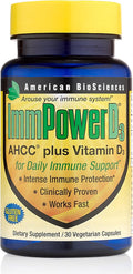 American BioSciences ImmpowerD3 AHCC + Vitamina D3, 30 Cápsulas