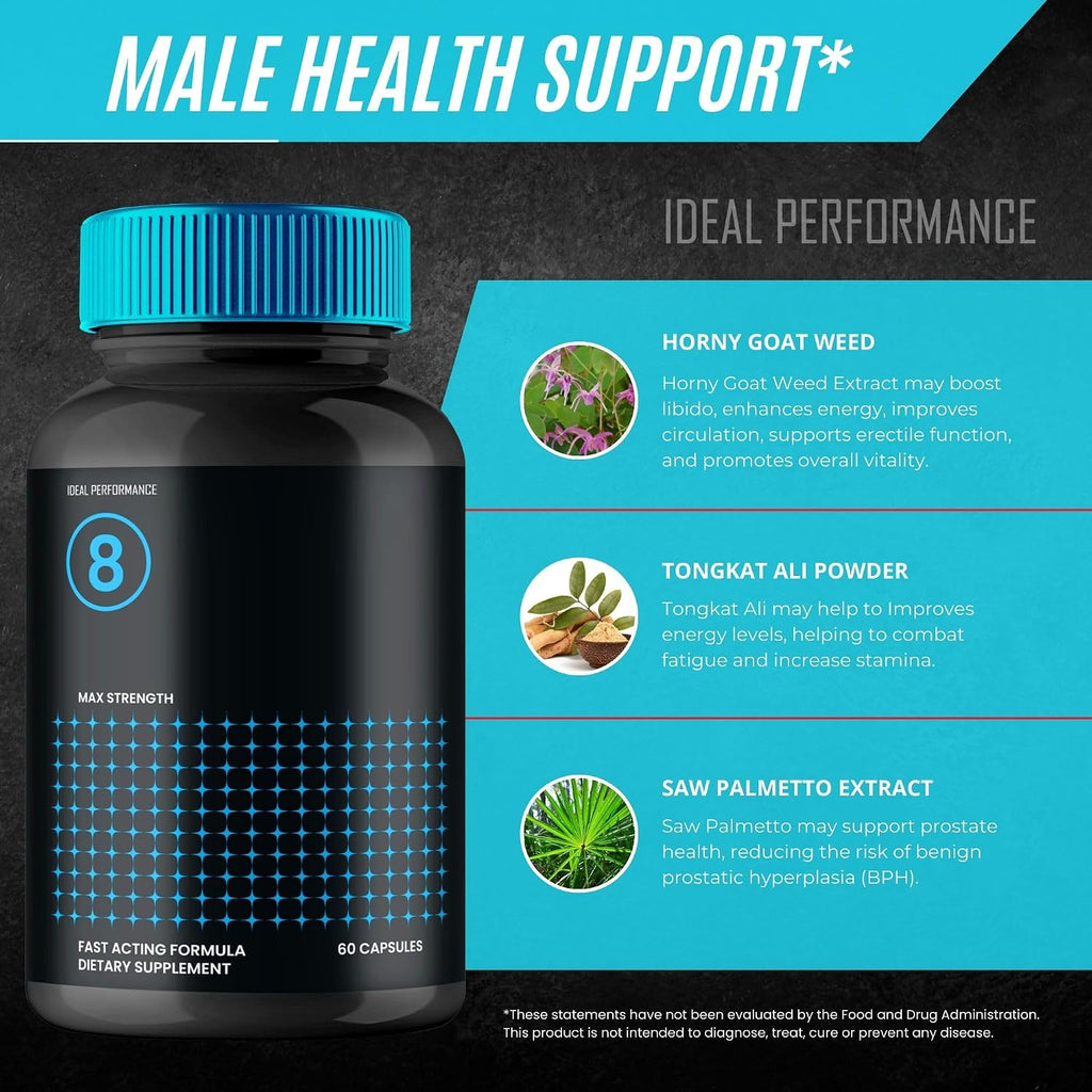 IDEAL PERFORMANCE Performer 8 Pills (180 Cápsulas) - Pack de 3