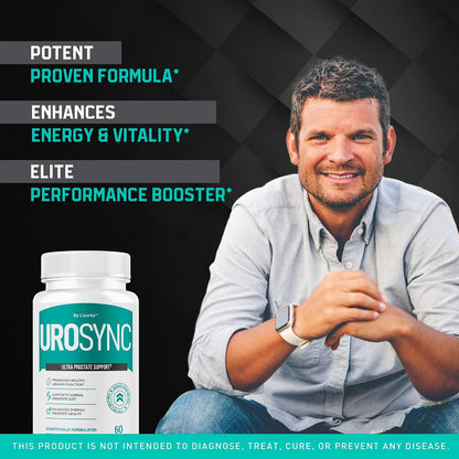 (Pack de 2) UroSync Cápsulas - Suplemento Oficial para Hombres con Ingredientes Naturales, Fórmula Avanzada Premium, UroSynic para el Bienestar Diario, 120 Cápsulas para 2 Meses