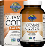 Garden of Life Vitamin Code Raw Iron - 30 Cápsulas Veganas