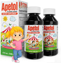 Apetol Estimulante del Apetito para Niños y Adultos | Jarabe Multivitamínico con Complejo B y Zinc | 2 Pack de 177 ml cada uno