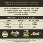 Organic Kelp Powder for Pets - 4oz - Pure Organic Kelp Powder by Complete Natural Products