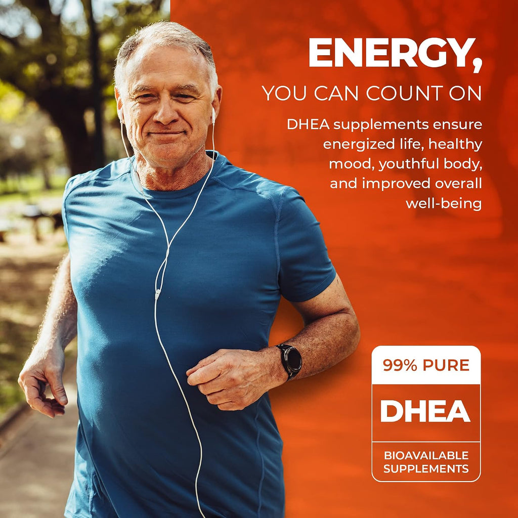 Mt. Angel Vitamins DHEA Puro 25 mg - 60 Cápsulas