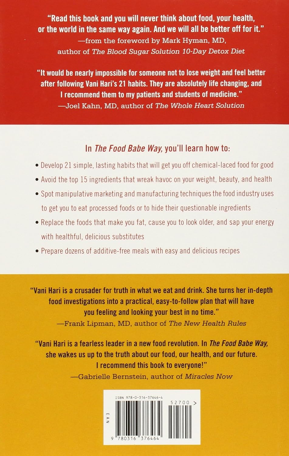 El método de Food Babe: Libérate de las toxinas ocultas en tus alimentos y adelgaza, rejuvenece y mejora tu salud en solo 21 días.