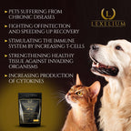 Lexelium Immune Support - Complemento inmunitario en polvo para perros y gatos (200g)