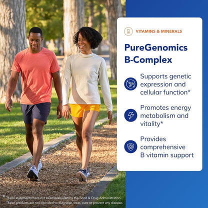Pure Encapsulations PureGenomics B-Complex - Broad Spectrum B Vitamin Support for Genetic Expression, Cellular Function, – Image 3
