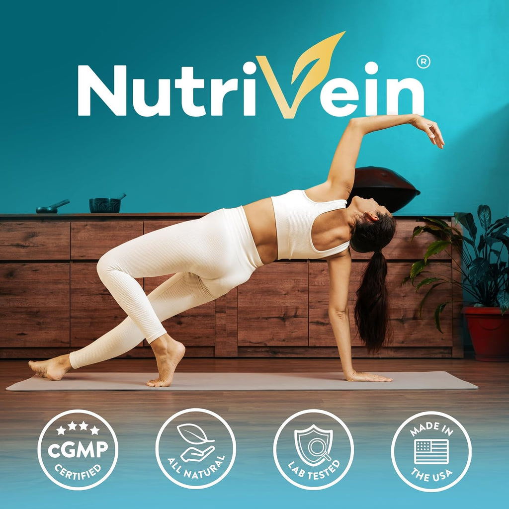 Nutrivein Musgo Marino Orgánico 1600mg con Bladderwrack y Bardana - 120 Cápsulas Veganas
