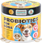 Probióticos para Perros con Prebióticos - 120 Comprimidos Sabor Pollo