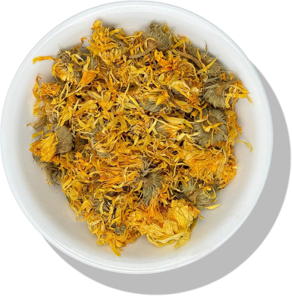 Evergreen Herbs Calendula Flowers - Tamper Proof Seal to Ensure Freshness, 4 oz