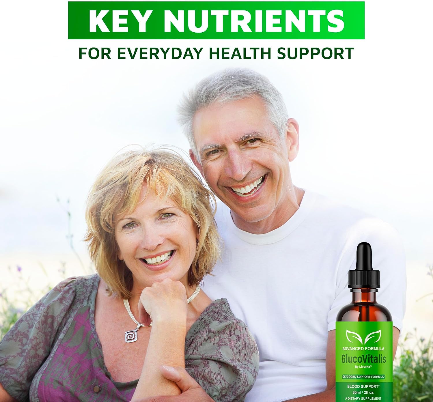 GlucoVitalis Drops (Pack de 5) - Suplemento Líquido Multivitamínico