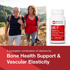 PROTOCOL FOR LIFE BALANCE MK-7 Vitamina K2 300 mcg - Extra Strength - Sin OGM y Vegano - 60 Cápsulas