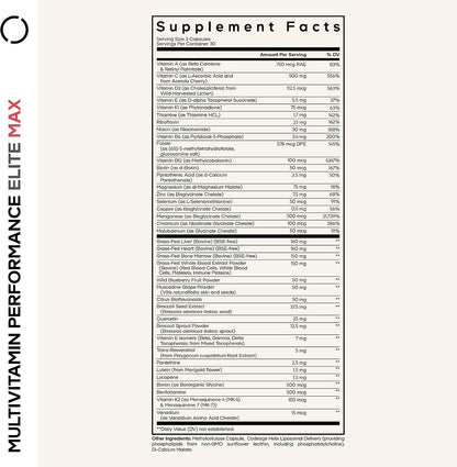 Codeage Multivitamin Performance Elite Max – – Mantenimiento del sistema inmunitario: La vitamina C y el zinc – Image 2