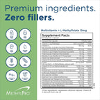 MethylPro Multivitamin + L-Metilfolato 15 mg - 30 Cápsulas