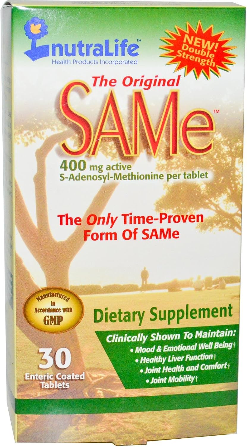 Nutralife The Original SAMe -- 400 mg - 30 Comprimidos Entéricos
