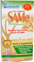 Nutralife The Original SAMe -- 400 mg - 30 Comprimidos Entéricos
