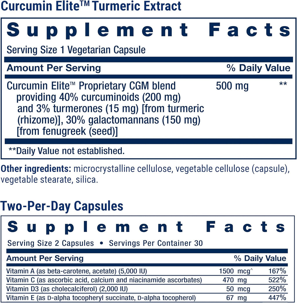 Life Extension Comprehensive Nutrient Packs Advanced - 30 Sobres con Multivitamínico, Curcumina, Aceite de Pescado y CoQ10