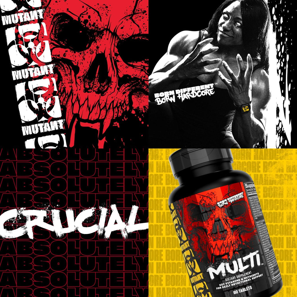 Mutant Multi High-Potency Multivitamin - 75+ Ingredients for Athletes, 60 Tablets