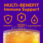 Emergen-C Citrus-Ginger Mezcla Efervescente con Vitamina C, Cúrcuma y Jengibre, 18 Sobres