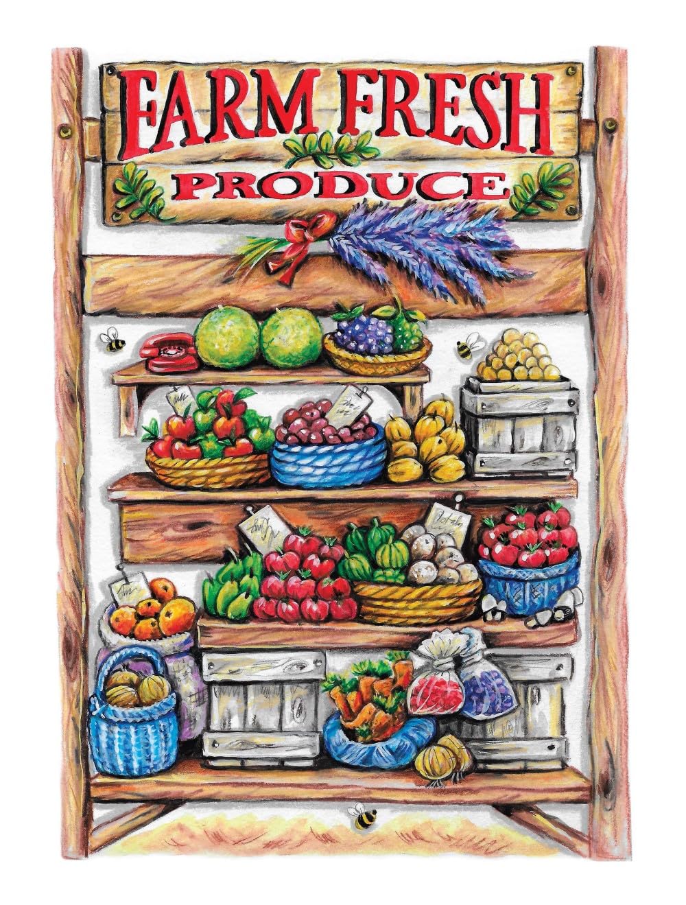 Creative Haven Country Charm: Adult Coloring Book
