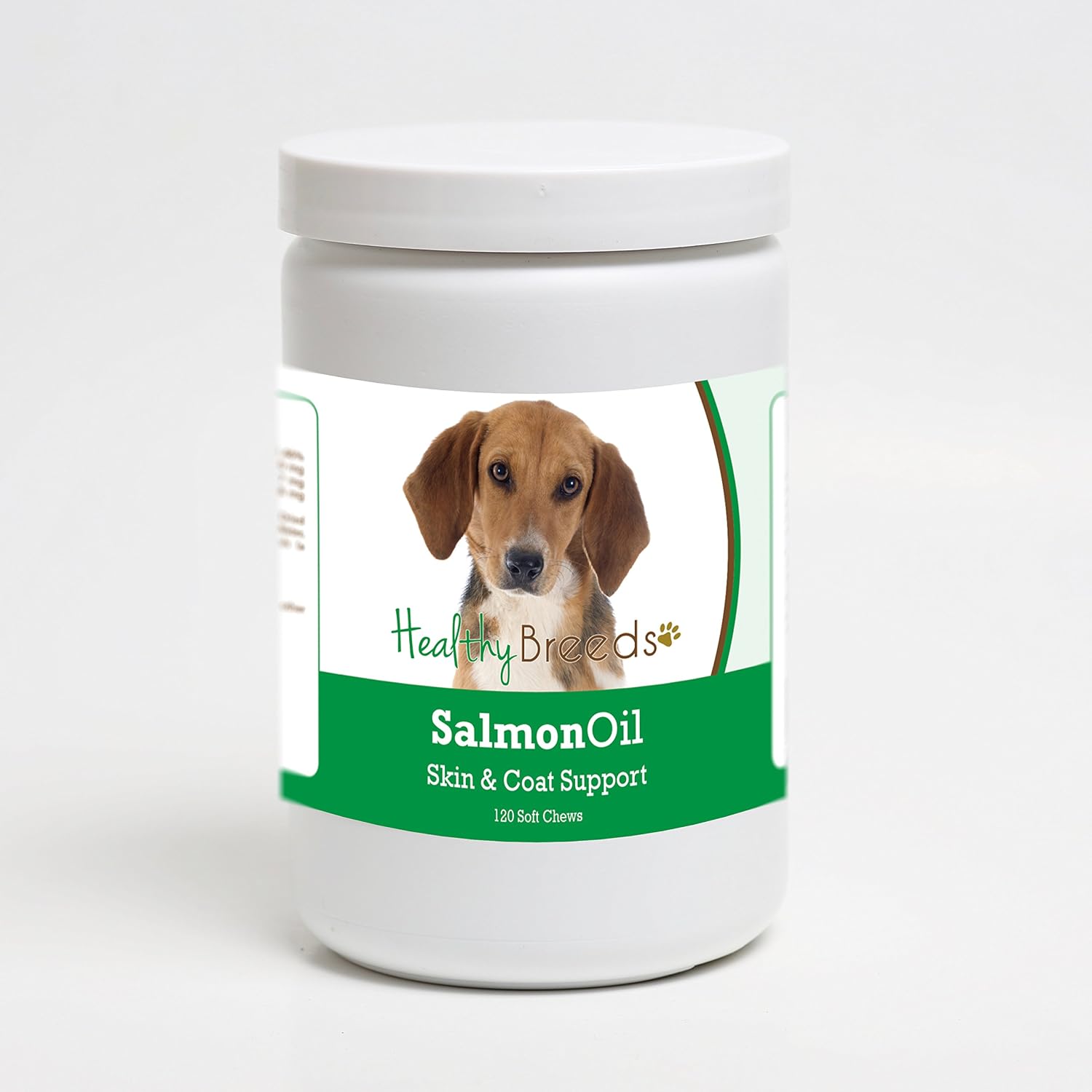 Healthy Breeds Harrier Gomitas Blandas de Aceite de Salmón para Perros, 120 Unidades