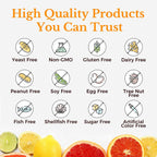 Vitalitown Complejo de Vitamina C 1000 mg con Escaramujo, Bioflavonoides, Cúrcuma y Equinácea - 90 Comprimidos