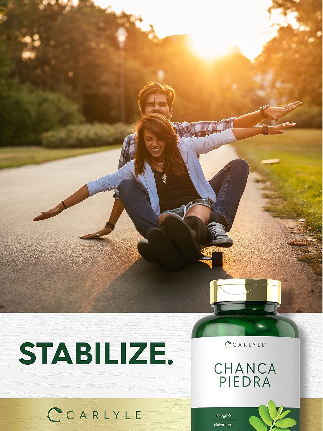 Carlyle Chanca Piedra Cápsulas | 500 mg | 200 Unidades | Hierba Tradicional | Sin Gluten y No-GMO