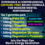 Alpha GPC Teacrine Magnesium L-Threonate & Glycinate Complex Gummies - SHIZAM