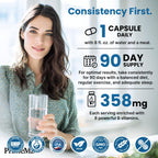 Complejo B Metilado con Metilfolato y B12 Metilcobalamina 1000 mcg - 90 Cápsulas