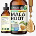 BIO KRAUTER® Maca Root for Women and Men - Vegan Maca Root Liquid Drops 680 mg for Drive & Active Lifestyle Support - 4 Fl.Oz., 56-Day Supply, Non-GMO, Alcohol & Sugar Free Herbal Supplements