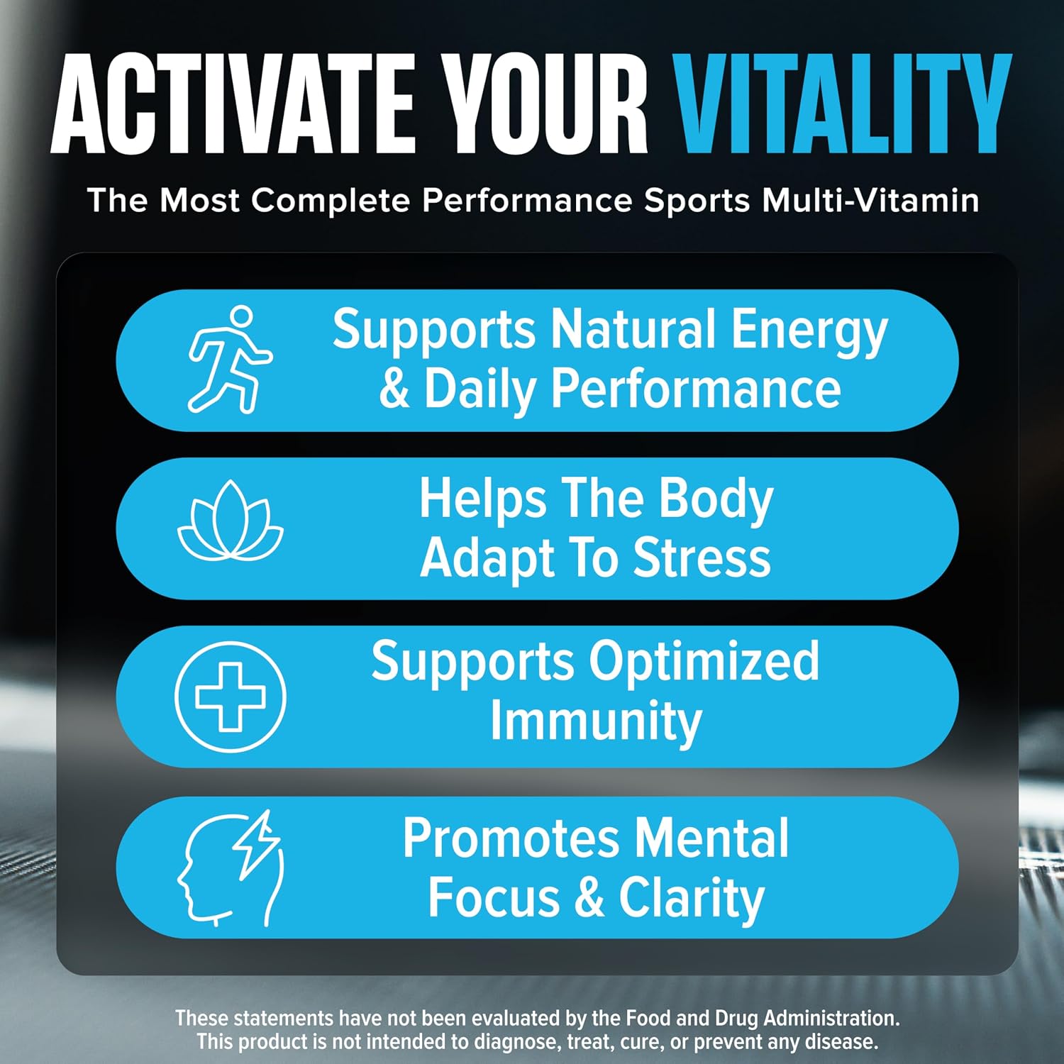 Nutrex Research Vitadapt Complete Sports Multivitamin for Men, 90 Cápsulas