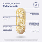 Ritual Essential for Women 18+ Multivitamínico Diario - 60 Cápsulas - Vegano