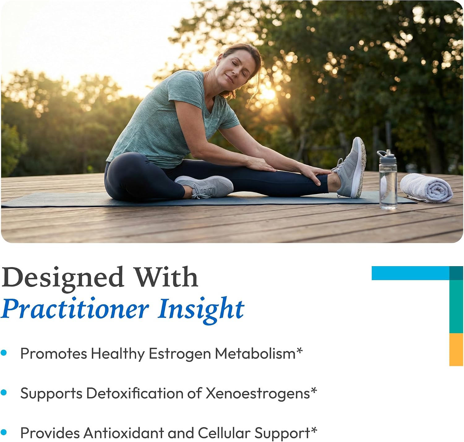 XYMOGEN Dimension 3 - Suplemento DIM para el equilibrio hormonal y el apoyo al metabolismo del estrógeno - con curcumina y BioPerine - 120 Cápsulas