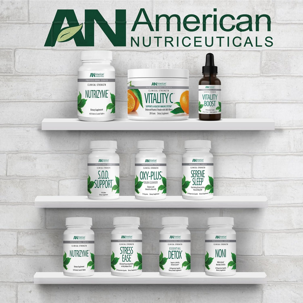 American Nutriceuticals Vitamina C en Polvo Sin Azúcar - No Ácida - 4000 mg (30 Días)