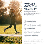 Designs for Health Vitamina D Supreme – D3 5000 UI + Vitamina K 2000 mcg (K1 y K2 MK-4) + GG – 180 Cápsulas